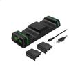 1 Set Double Controller Charging Dock Station for X1/X1S/X1X Controllers with 2pcs Rechargeable Battery Packs