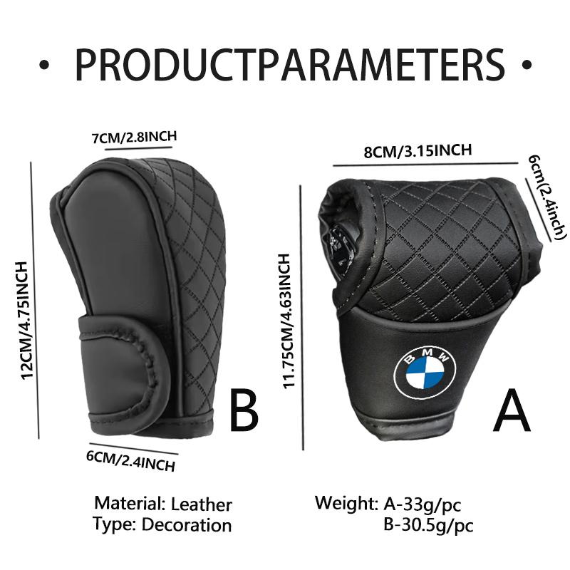 Car Manual Gear Shift Knob Leather Cover Scratch-Resistant Sleeve For BMW Performance M E87 E30 E46 E28 F35 G20 E93 F20 X3 X ADMVN1