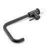 Matte Black 7 Shape High Arc  Kitchen Tap Single Level Stainless Steel Kitchen Sink Faucet
