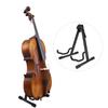 A Frame Adjustable Folding Cello Stand Support Musical Instrument Accessory Black