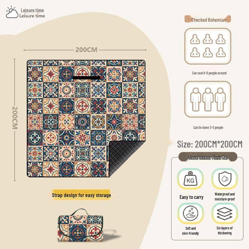 Thickened Portable Non-Slip Outdoor Baby Crawling & Picnic Mat