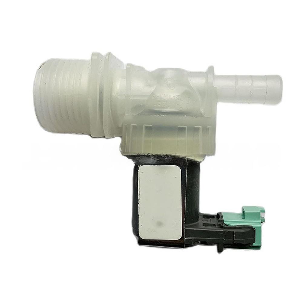 Replacement Washing Machine Solenoid Valve 9001035738/33299018 110V AC Water Inlet Valve with Plastic Casing and Hose Connector
