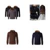 Men's Winter Cowl Neck Hooded Sweatshirt Coat Jacket For Ultimate Comfort And Style
