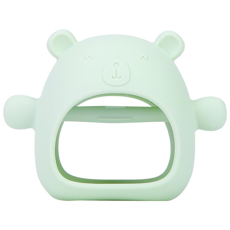 Bear Happy Bite Baby Mushroom Boxing Gloves Molar Rod Full Package Comfort Toy Baby Edible Silicon Teether