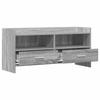 TV Stand 100 x 33 x 47 cm Grey Sonoma Particleboard