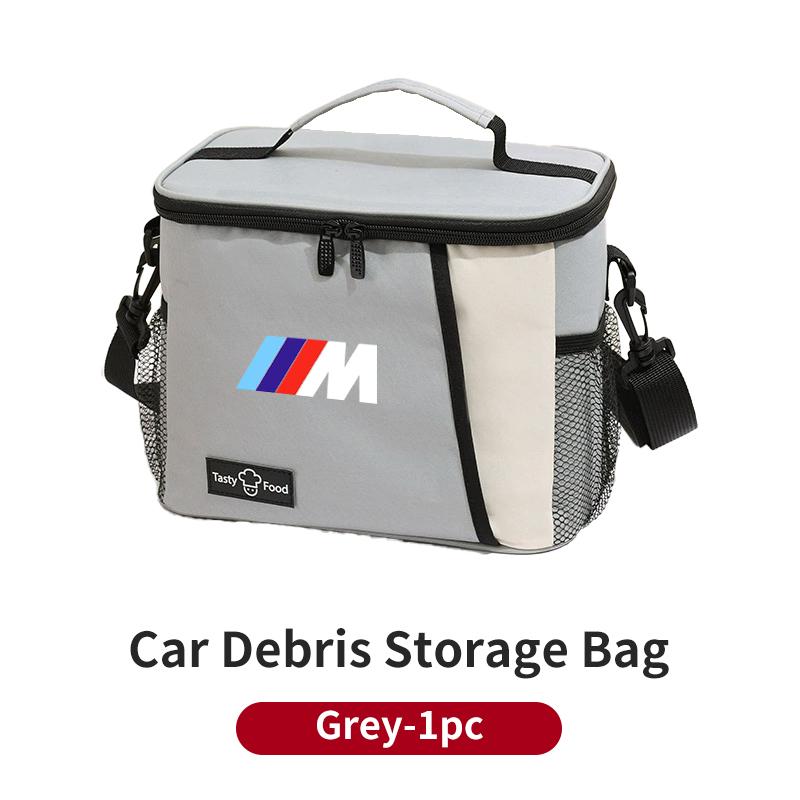 PBRL6 2025 Hot Car Logo Bento Box Organiser Single Shoulder Waterproof Lunch Storage Bag For BMW E46 E90 E60 F30 F10 E39 E36 F20 E87 E