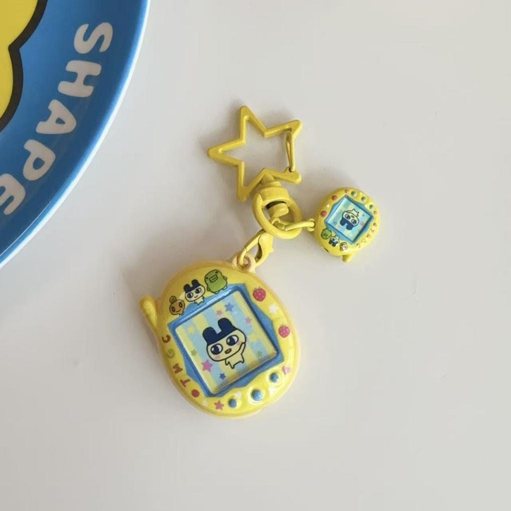 Animation Design Tamagotchi Charms Sanrio Character Collection Line My Melody Cinnamoroll HelloKitty Figure Key Ring Adorable Pendant Kid Surprise