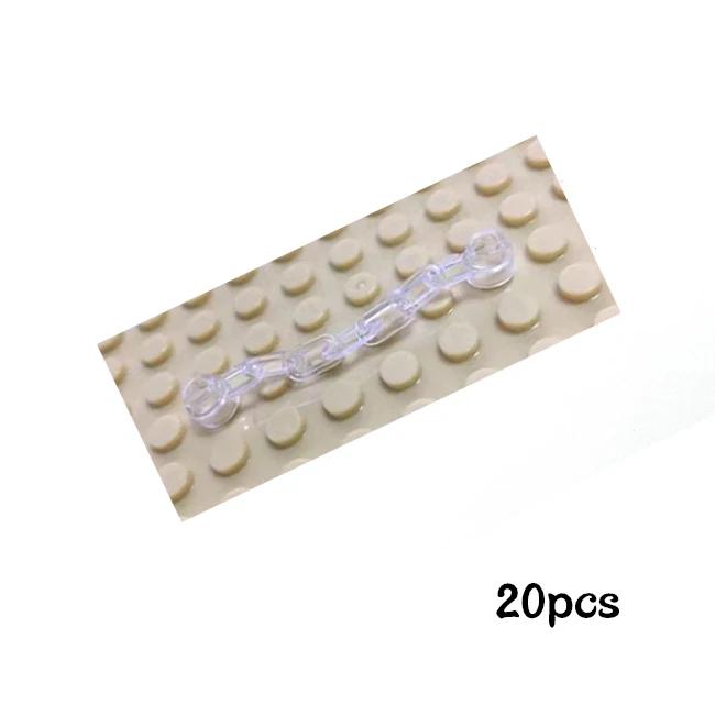 10Pcs/set Chain Bricks Military Building Block City military Scene Accessory MOC DIY Parts 30104 92338 chain Toys For Children