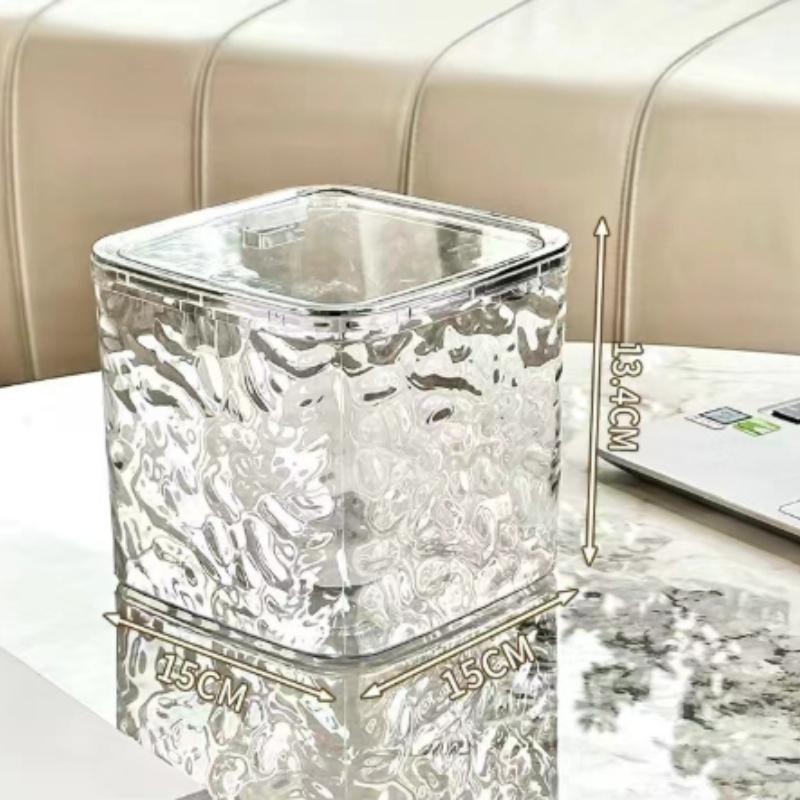 High End Transparent Acrylic Multifunctional Storage Box, Hair Accessories, Rubber Bands, Jewelry Storage, Cotton Swab Storage