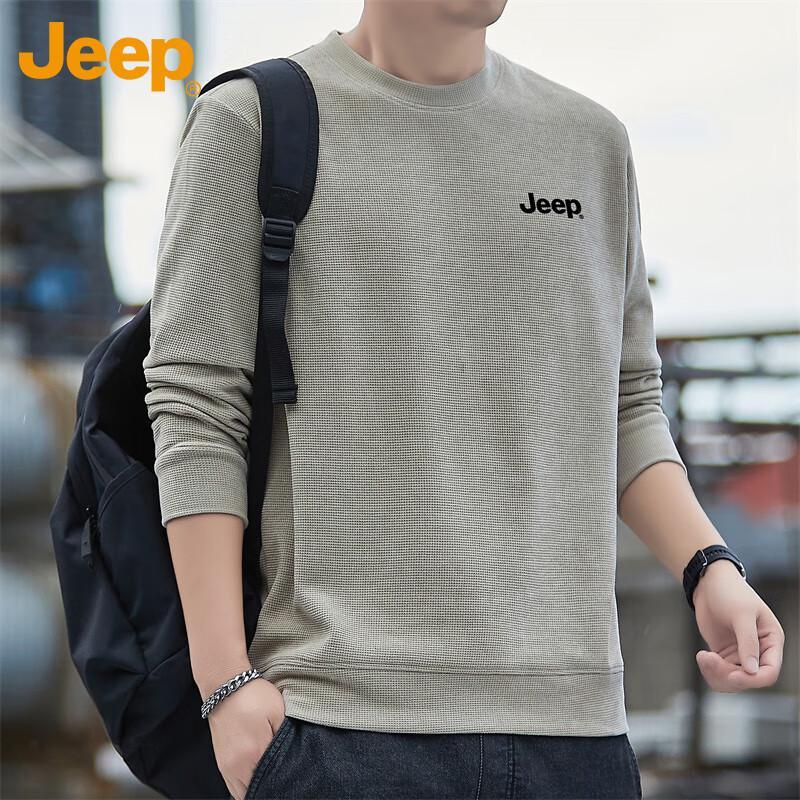 Jeep Men's Crew Neck Casual Sweatshirt