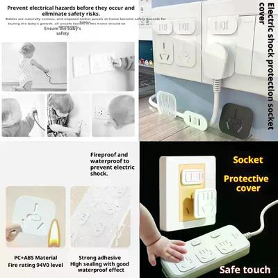 10Pcs Plug Guard, US Standard Lock Socket Plugs Protector, Safety Anti Electric Baby Child Socket Plastic Security Locks