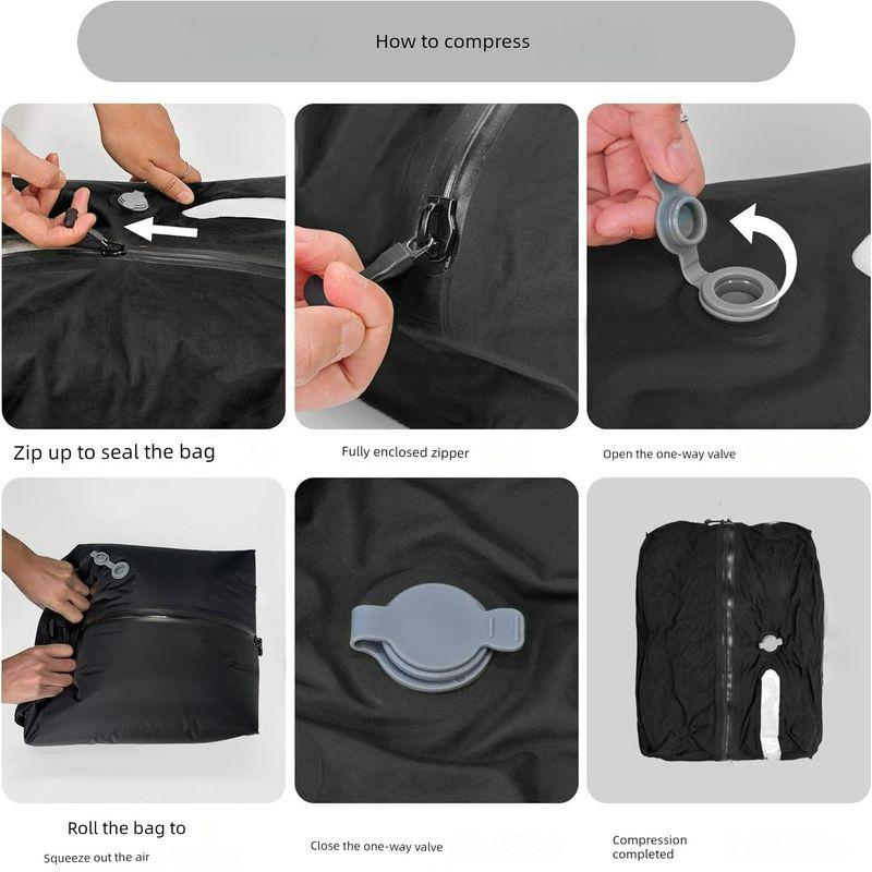 Outdoor Travel Vacuum Storage Bags for Business Trips Abroad, Universal Vacuum Compression Bags for Home Use, Travel Compression Bags