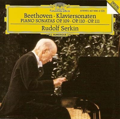 Płyta CD BEETHOVEN; SERKIN - Beethoven: Sonaty 30, 31 & 32 4274982 Deutsche Grammo 1989 Niemcy Klasyczna Używana