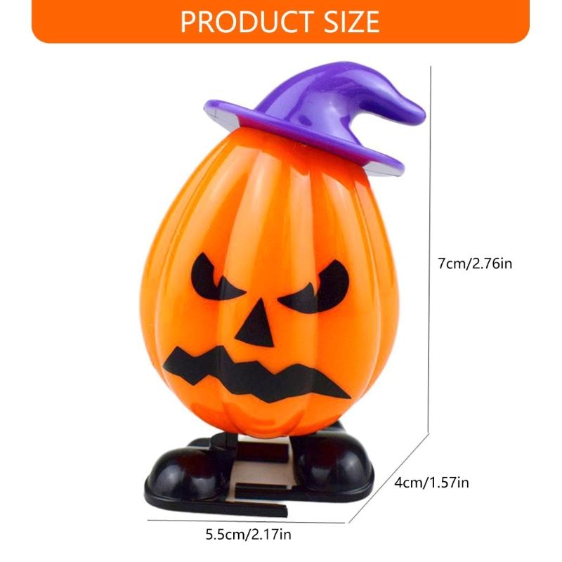 Halloween Party Decorations Halloween Pumpkin Wind Up Toy Clockwork Pumpkin Toy Classroom Reward Goodies Bag Fillers