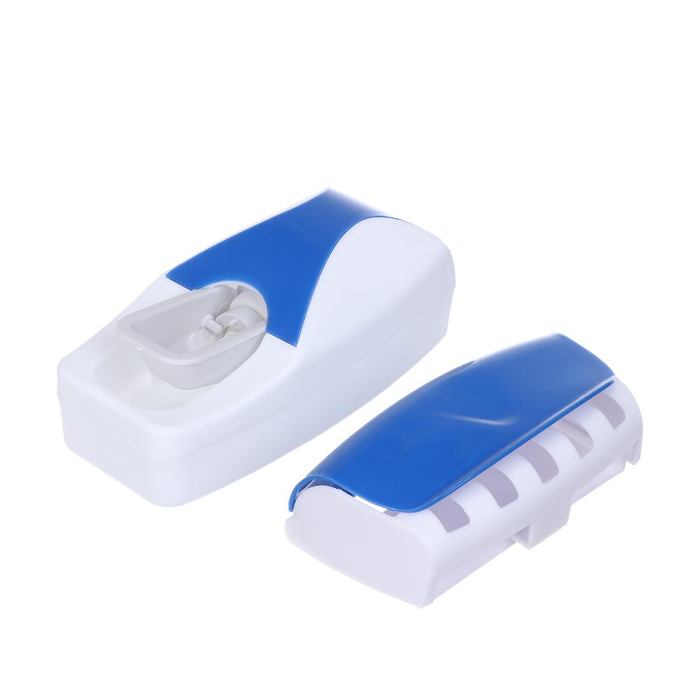 

Держатель для зубных щеток Автоматический дозатор зубной пасты Набор Пыленепроницаемый Липкая присоска Настенный Выдавливатель зубной пасты Держатель для ванной комнаты синий