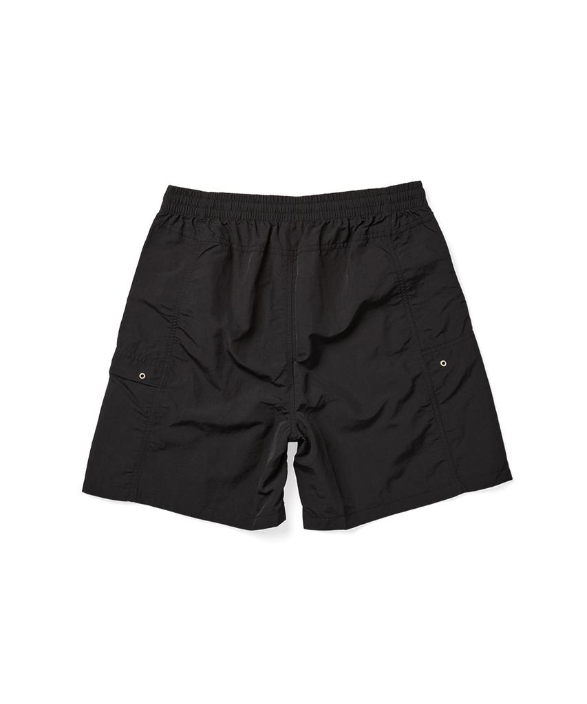 YESEYESEE Paneled Nylon Shorts Black