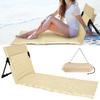 Chaise de Camping Pliante d'Extérieur Tissu Oxford Chaise de Sol de Camping Jardin Parc Chaise Simple pour Personne Paresseuse Dossier Coussin Chaise de Pique-nique à Doss