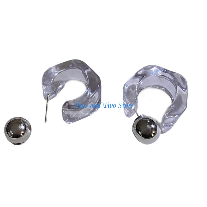 HX6F Classical Diamonds Pattern Earrings Lightweight And Sturdy Ear Studs For Daily Use