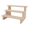 Multifunktionaler Ausstellungsständer Erhöhung Kiefernholz Holz Display Rack 3-stufiges Ausstellungsregal Für Partys