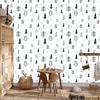 Forest and Spruce Trees Wallpaper for Living Room and Bedroom 50x1000