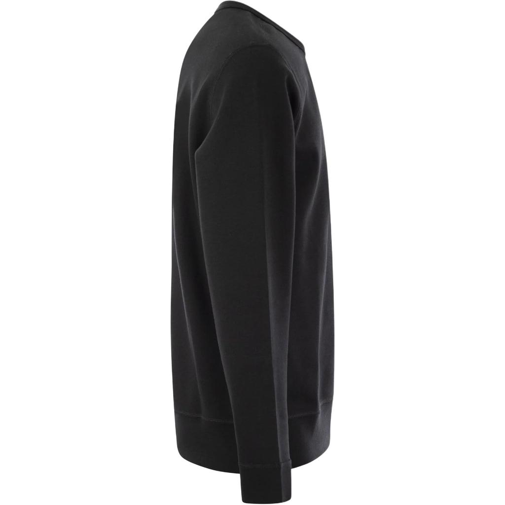 Polo Ralph Lauren FW22 Logo Embroidered Crew Neck Long Sleeve Sweater Men Sweater Black 710888284-003