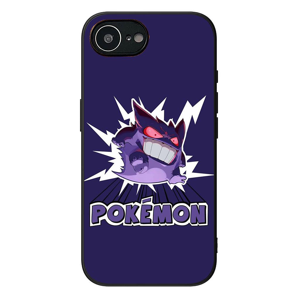 Soft Cover for Samsung Galaxy S25 S24 S23 FE Plus Ultra S7 Edge A16 A15 5G s25+ Coque Phone Case P-Pokemons GO Gengar P-Pikachus