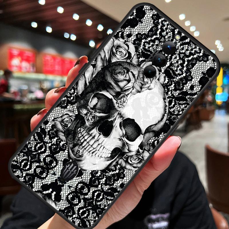 Gothic Skull Case For Nubia Red Magic 9 Pro 8 Pro 8S Pro Plus Red Magic 6 7 6S 7S Pro 5G 5S 6R Cover