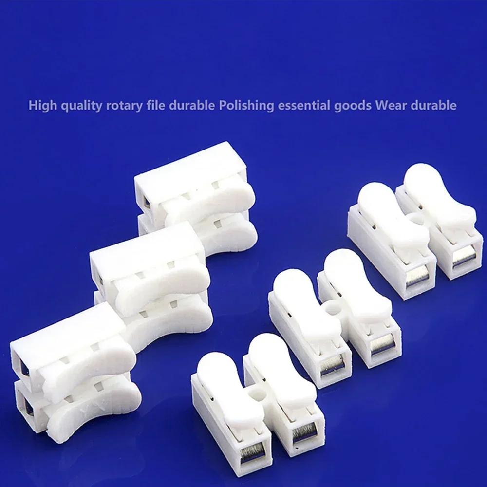 10pcs Wiring Clip 2/14 Hole Terminal Transparent Block Clamp Connector Fix Good Insulation Household Quick Fix