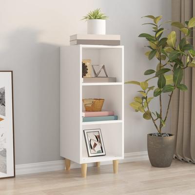 Vidaxl Cabinet, White, 34.5X32.5X90 Cm, Wood-Based Material