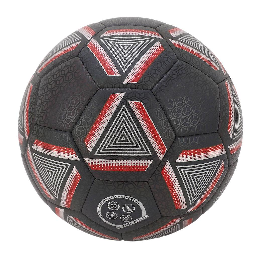 Reflective Soccer Ball Standard Size 5 Durable PU Leather Luminous Soccer Ball for Training Night Games