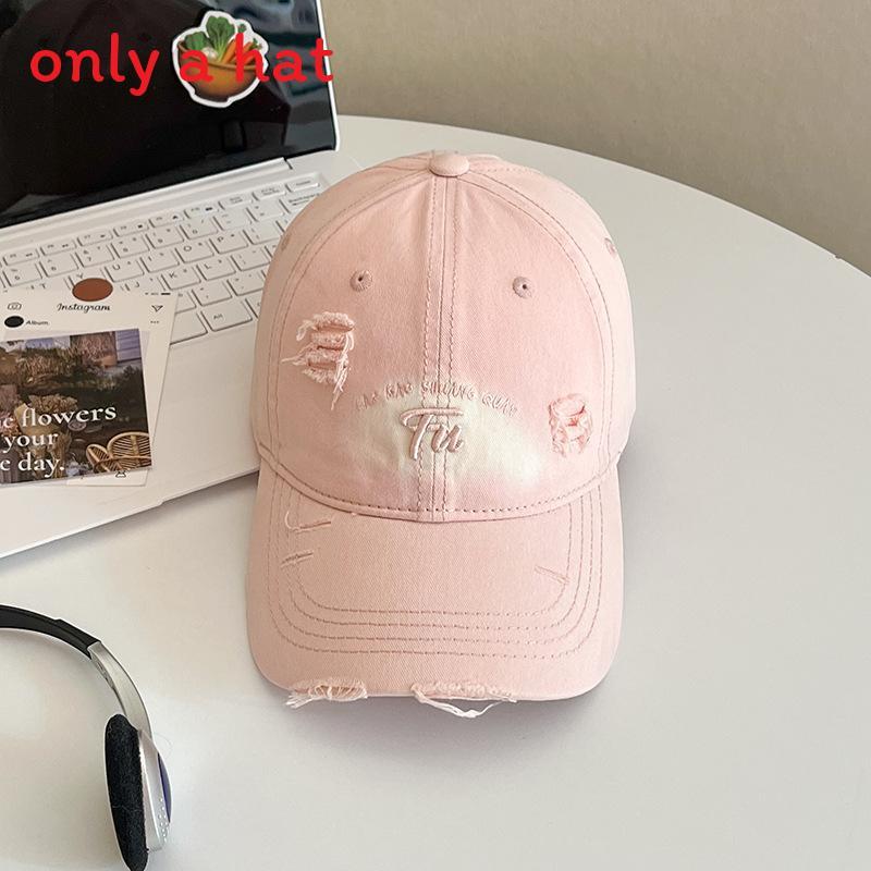 Korean Style Letter Baseball Cap With Adjustable Fit For Summer Outdoor Sun Protection