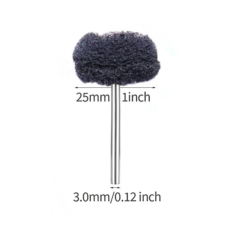 20PCS Mini Drill Abrasive Brush Nylon Buffing Polishing Wheel Dremel Rotary Hand Tool Accessories Set Rust Remover