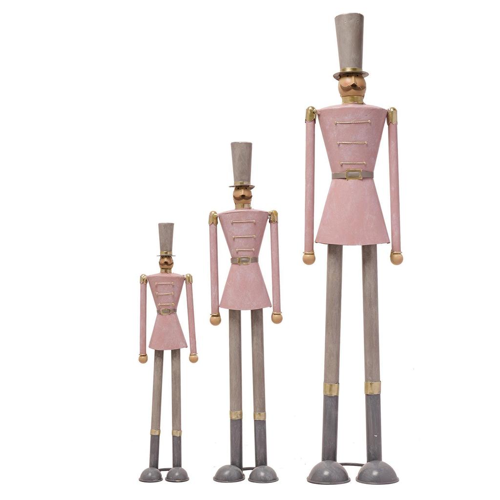 Blush Metal Nutcracker - Small