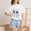 Monster Holding Flowers T-Shirt and Kids Tshirt | Hand-Drawn Creature Tee, Quirky Humor
