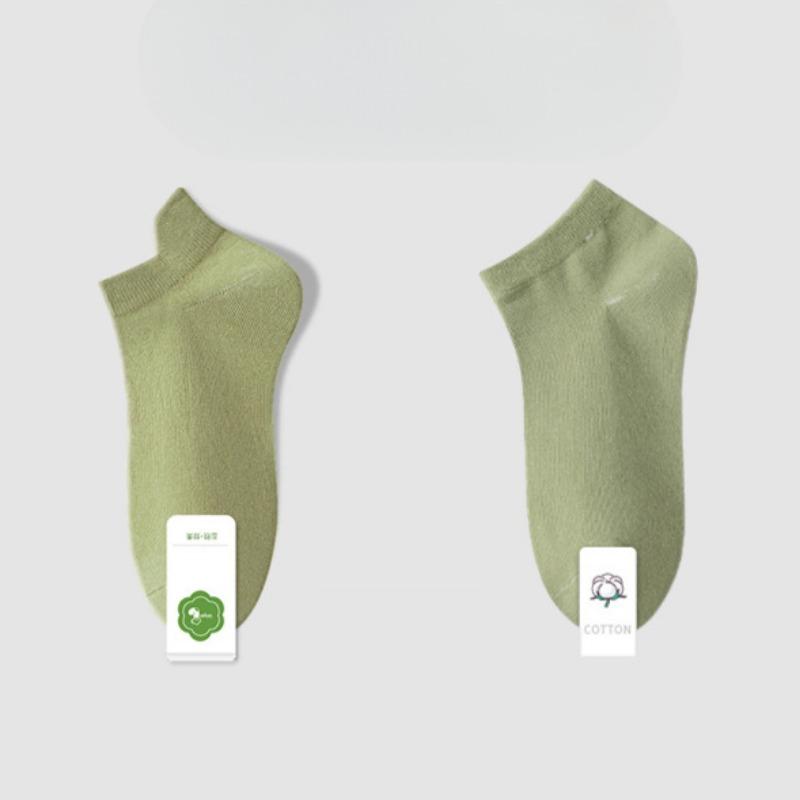 Female Spring and Summer Thin Sports Deodorant Sweat Absorbing Ear Cotton Socks