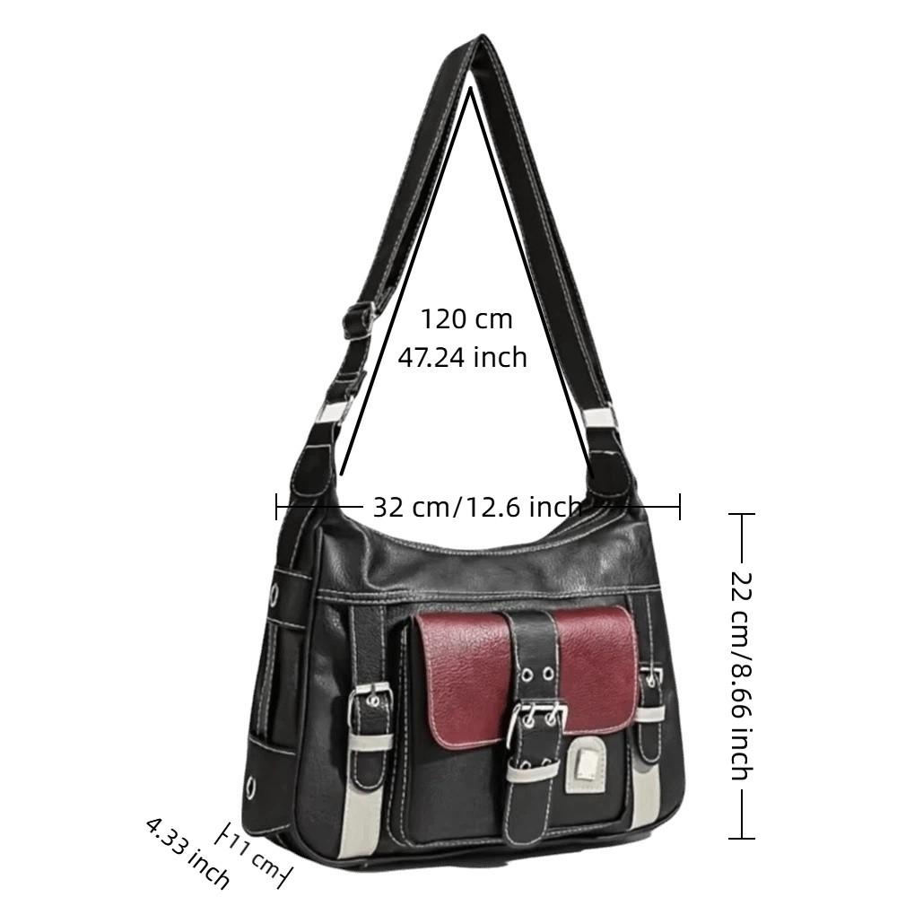 Exquisite Shoulder Bag Large Capacity Messenger Bag Punk Large Handbag  Dating