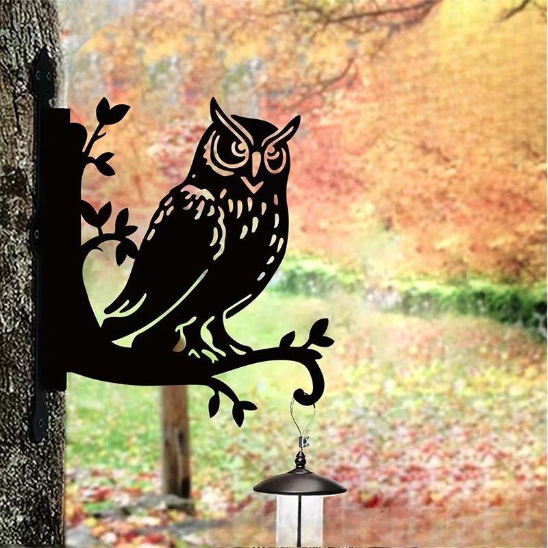 Gancio Gabbia per Uccelli Fata dei Fiori Ciondolo da Cortile, Ornamento Paesaggistico da Giardino Esterno, Decorazione da Appendere per Giardino, Supporto Casetta per Uccelli