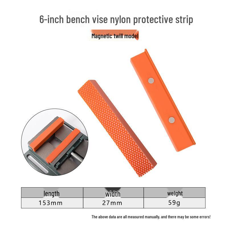 Magnetic Nylon Protective Pads for Bench Vise, Flat Jaw Pliers