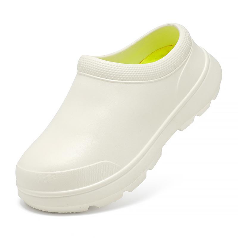 Men's and Women's Chef Shoes Wear-resistant Outdoor Leisure Shoes, Waterproof Rain Shoes Restaurant Dirt Resistant Work Shoes