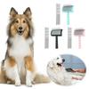 2PCS Lice Comb with Extra Long Pins Grooming Brush Stainless Steel Slicker Brush for Pet Hair Removal Tool