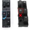 93570-2V000 for Hyundai Veloster 2012-2017 Front Left Master Power Window Control Lifter Switch Button 935702-V000