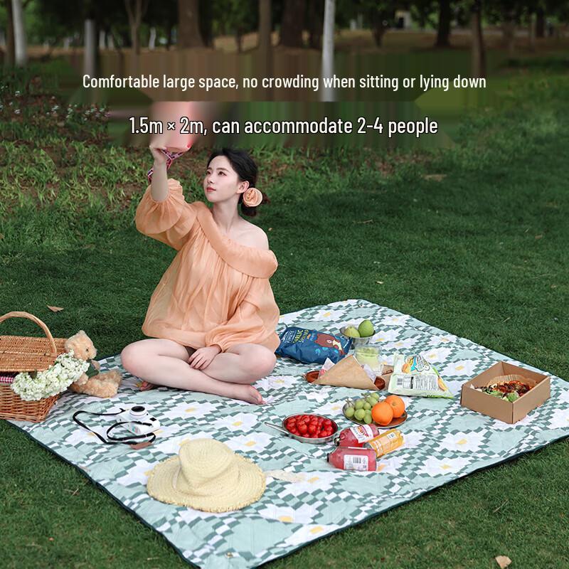 LUING BOX Lightweight Printed Outdoor Picnic Mat