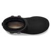 UGG Women's Classic Mini Shearling Logo Boot Black 1153473-BLK