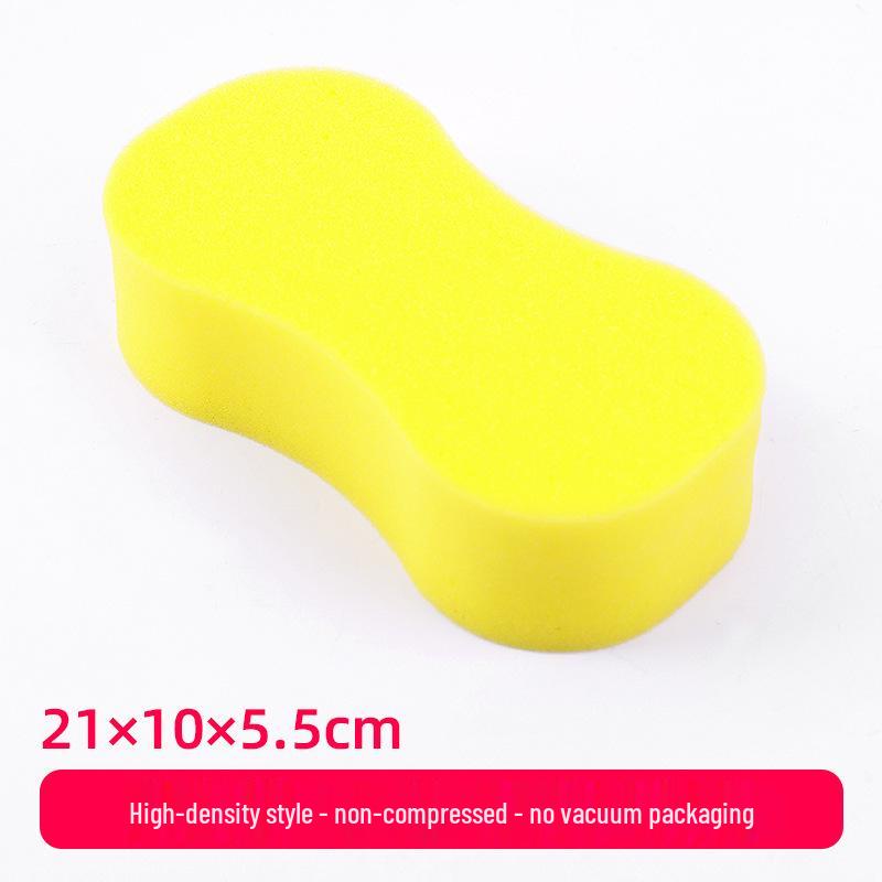 Large Honeycomb High-Density Car Wash & Wax Sponge - 8-Shaped Compressed Block
