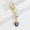 Portachiavi con Zircone a Forma di Cuore Lettere A-Z Iniziali Alfabeto Portachiavi Ciondoli Portachiavi Auto Portachiavi Borsa Pendenti Accessori Gioielli Regalo