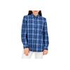Polo Ss23 Plaid Collar Single-Breasted Long Sleeve Shirt Women Shirts Blue 200862017-001