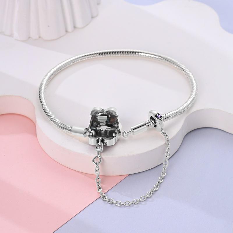 Heart Shaped Zircon Butterfly Base Bangle Single Wear Copper Silver Plated Colorful Snake Bone Bracelet