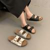 Soft-soled Slippers Women's Summer Retro Thick-soled Cool Slippers Beach Sandals