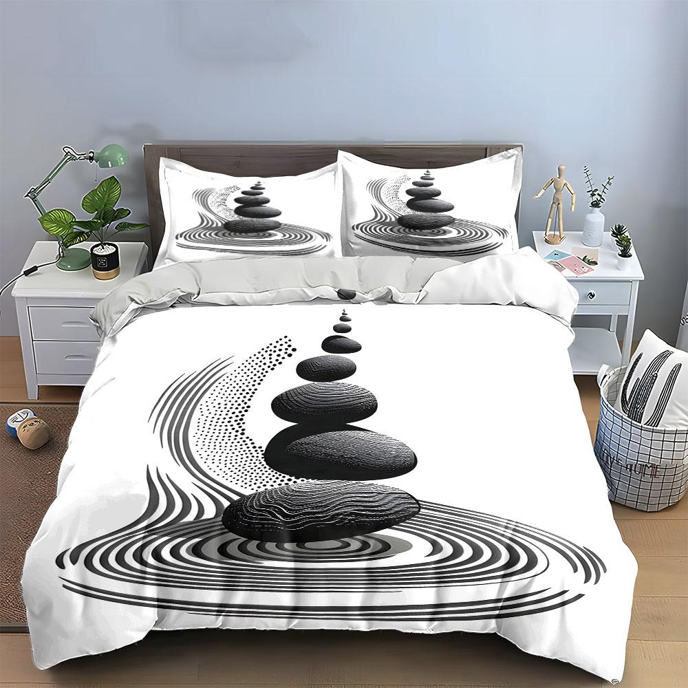 Whimsical stone serenity. Bedding sets Duvet covers Pillowcases(1* Duvet Cover 2* Pillowcases without duvet insert)