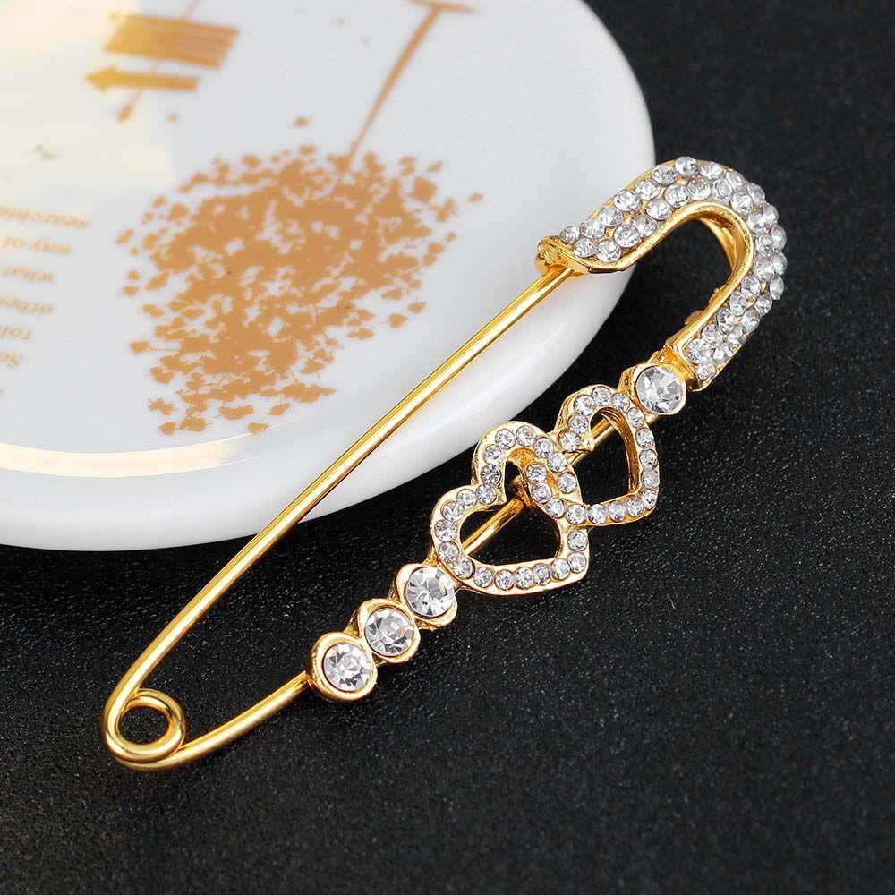 Fashion Butterfly Bow Enamel Zinc Zinc Alloy Flower Safety Pin Brooches Pin Corsage Accessories Jewelry
